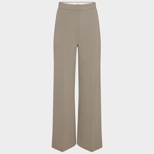 Aritzia Babaton Leeway Wide-Leg Trousers in Taupe